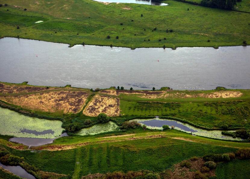 Vreugderijkerwaard IJssel bij Zwolle