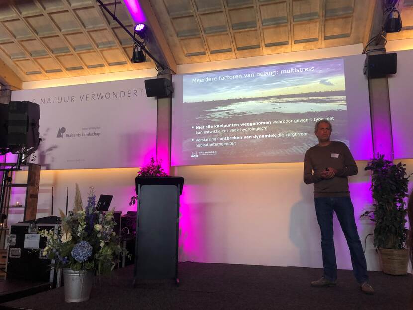 Rewilding,  presentatie door zoetwaterecoloog Ralf Verdonschot